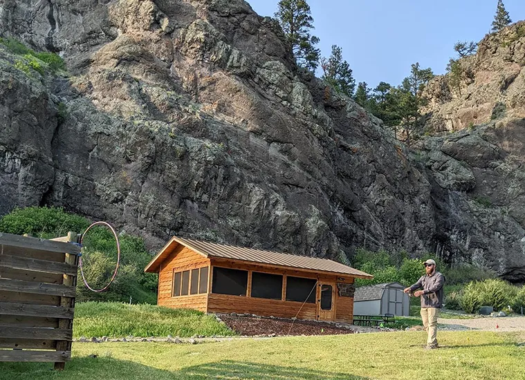 Caddis Shark fishers view